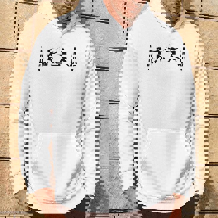 Scherma Gioco Scherma Cardiogram Sportiva Fencing Scherma Felpa con cappuccio Estilo de vida