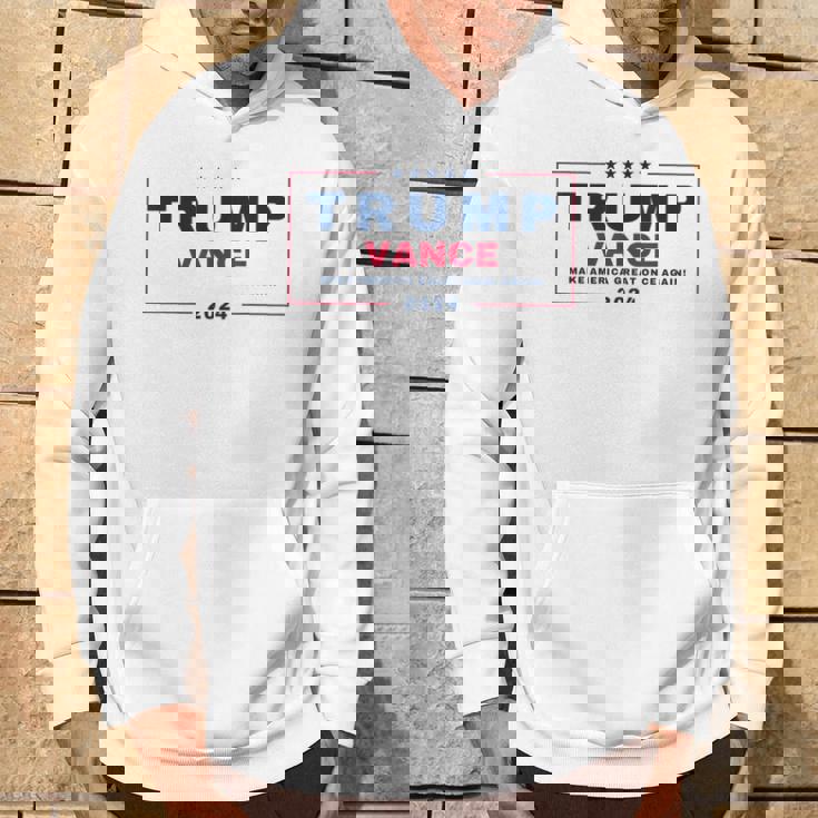 Trump Jd Vance Vp Make America Great Once Again Maga 2024 Hoodie Lifestyle