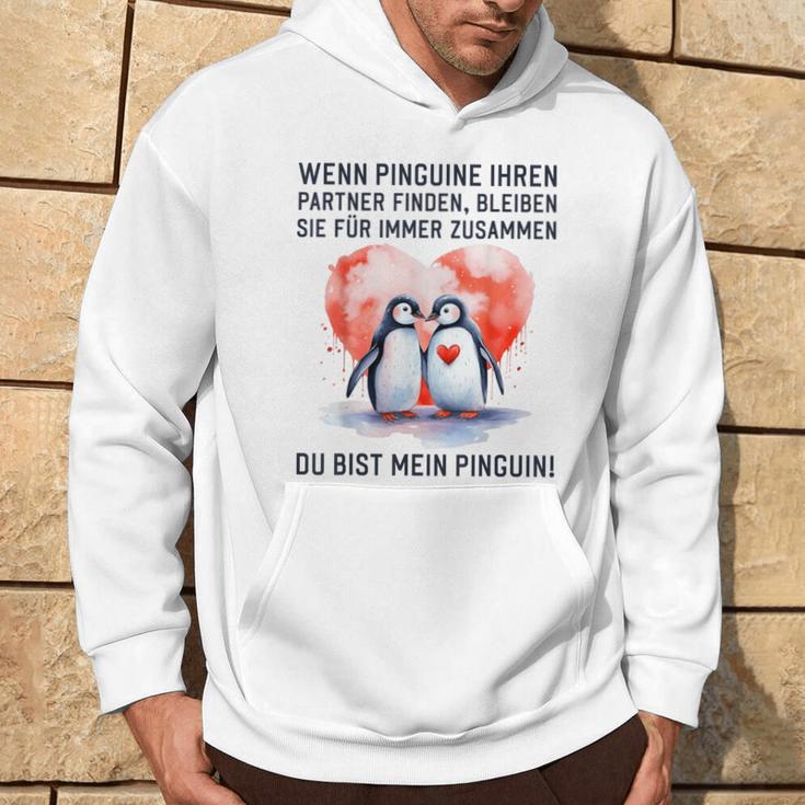 Wenn Penguins Ihre Liebe Finden Couples Gray Kapuzenpullover Lebensstil