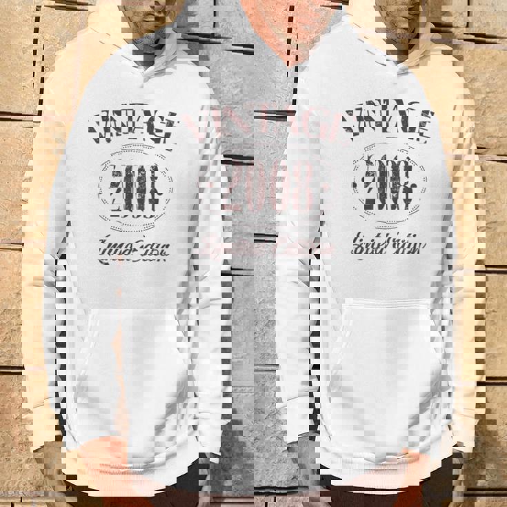 Year Of Birth Birthday Limited Editionintage 2008 Felpa con cappuccio Estilo de vida