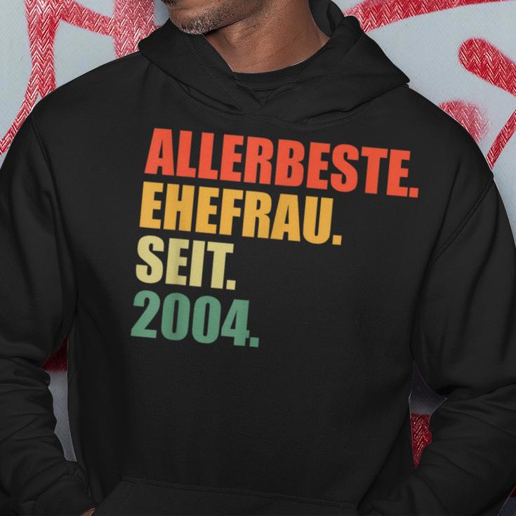 20 Jahreerheiratet Beste Ehefrau Seit 2004 20Hochzeitstag Kapuzenpullover Lustige Geschenke