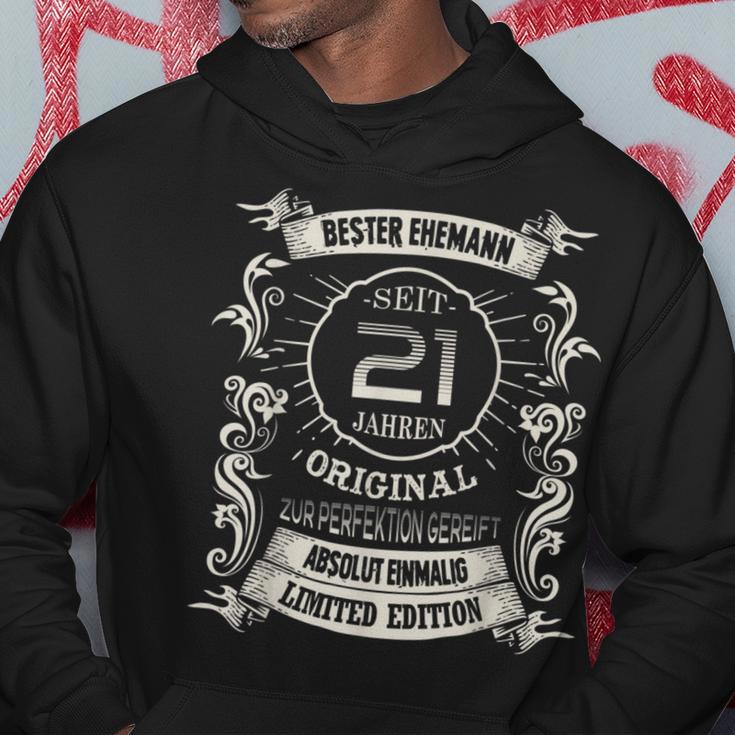 21 Wedding Anniversary Bester Ehemann Seit 21 Jahren Opalhochzeit Kapuzenpullover Lustige Geschenke