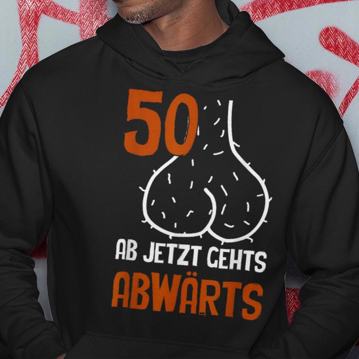 50 Ab Jetzt Gehts Abwärts Birthday Kapuzenpullover Lustige Geschenke