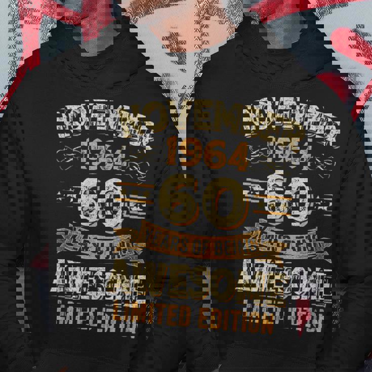 60 Anni Impressionanteintage Novembre 1964 60° Compleanno Felpa con cappuccio Regalos divertidos