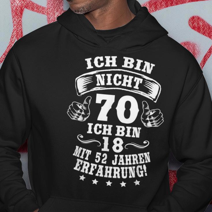 70Th Birthday Ich Bin Nicht 70 Jahre Party Saying Kapuzenpullover Lustige Geschenke