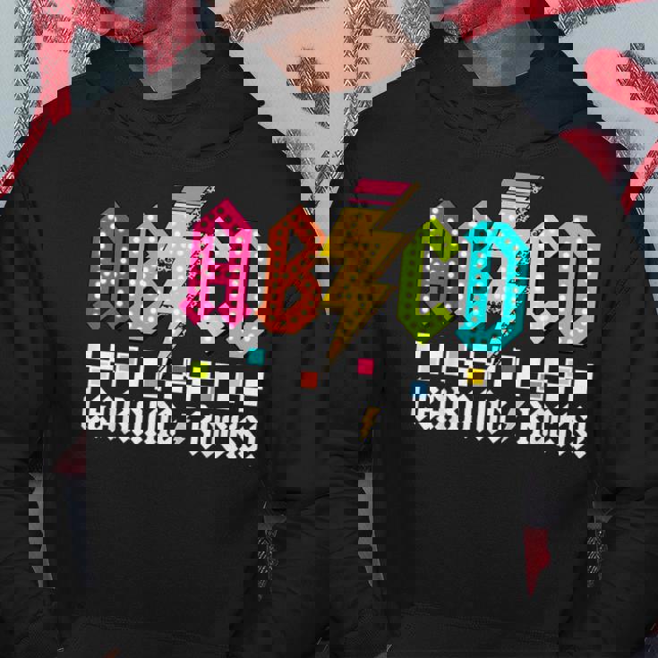 Abcd Learning Rocks Lightning Students Black Back To School Hoodie Unique Gifts