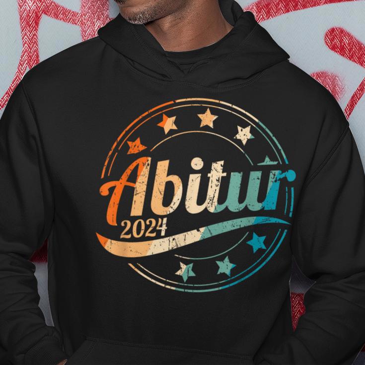 Abitur 2024 Retrointage Prüfung Bestanden Abi 2024 Kapuzenpullover Lustige Geschenke