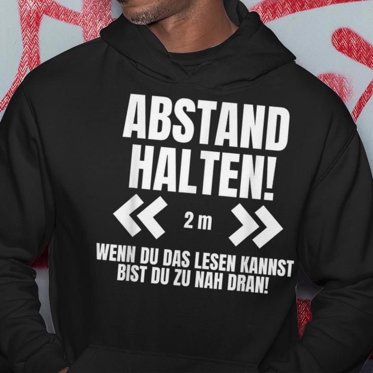 Abstand Halten Wenn Du Das Lesen Kann Bist Du Zu Nah Dran Kapuzenpullover Lustige Geschenke