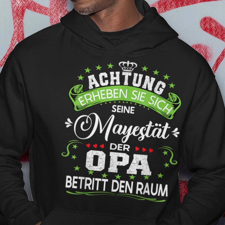 Achtung Seine Majestät Der Grandpaatertagsgeschenk Kapuzenpullover Lustige Geschenke