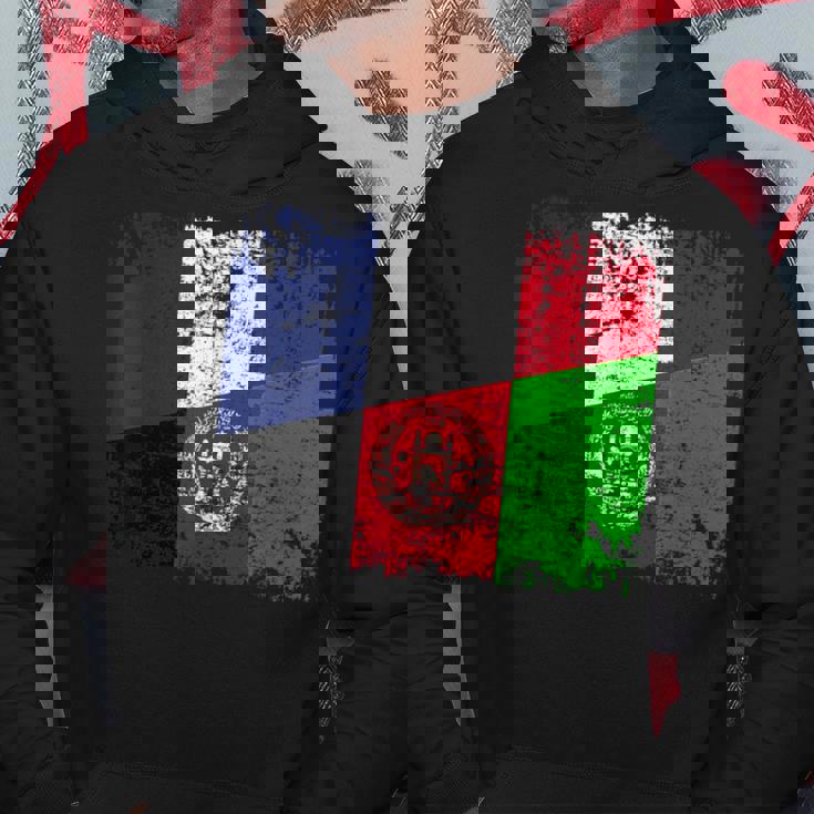 Afghanistan France Drapeau De L'amitié Afghanistan Sweat à capuche Cadeaux drôles