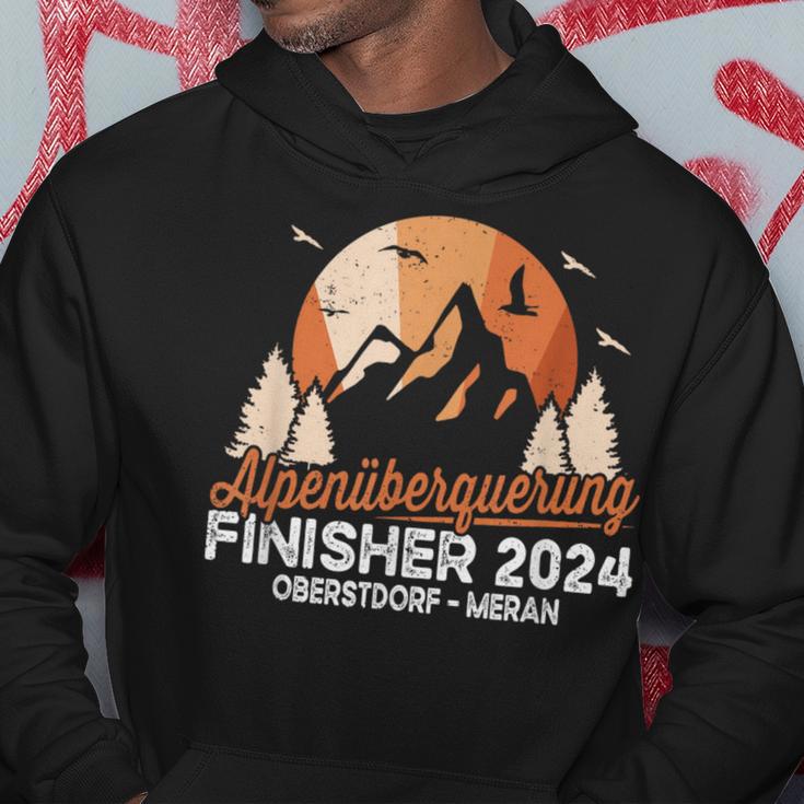 Alpenüberquerung 2024 Oberstdorf Merano Long Distance Hiking E5 Kapuzenpullover Lustige Geschenke