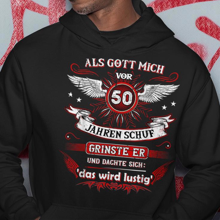 Als Gott Michor 50 Jahren Schuf Grinste Er Das Wird German L Kapuzenpullover Lustige Geschenke