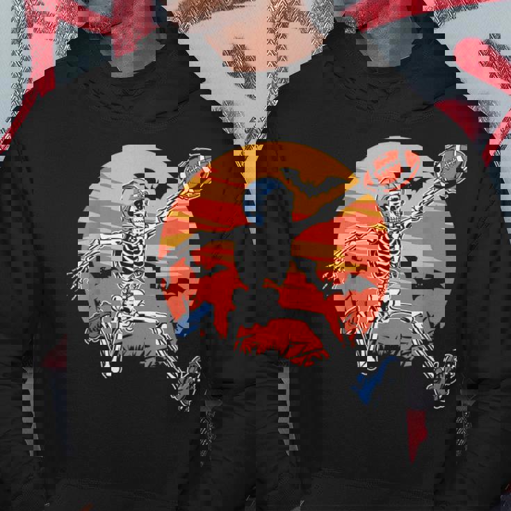 American Football Skeleton Player Halloween Boys Hoodie Unique Gifts