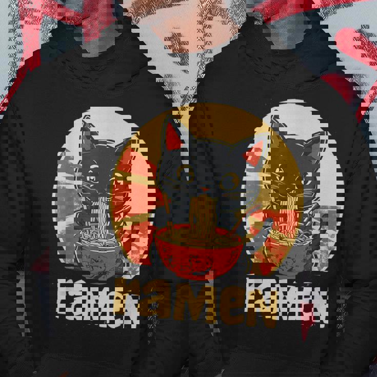 Anime Cat Ramen Kawaii Japanese Cat Kawaii Manga Hoodie Personalized Gifts