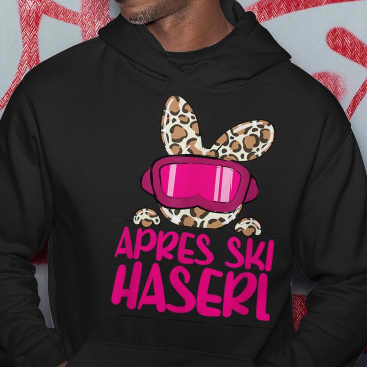 Après Ski Haserl Skier Apres Ski Party Leo Print Kapuzenpullover Lustige Geschenke