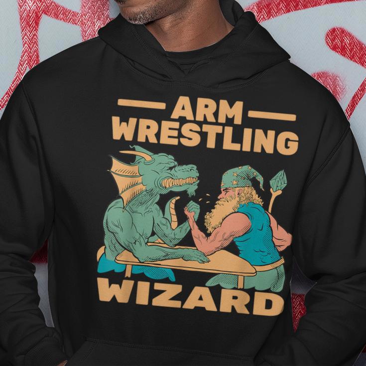 Armwrestling Arm Wrestling Wizard Arm Wrestler Kapuzenpullover Lustige Geschenke