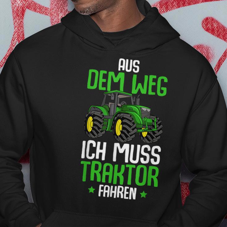 Aus Dem Weg Ich Muss Traktor Fahren Trecker Boys' S Kapuzenpullover Lustige Geschenke