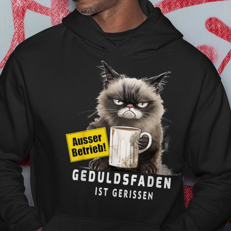 Ausser Betrieb Geduldsfaden Gerissen Arbeit Humor Office Kapuzenpullover Lustige Geschenke