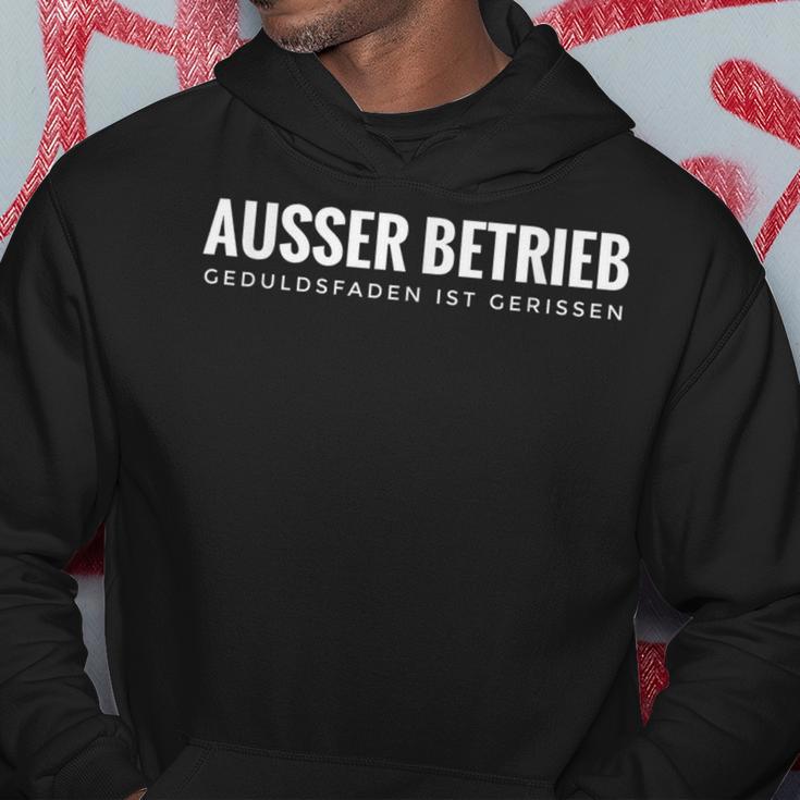 Ausser Betriebs Geduldsfaden Ist Gerissen Kapuzenpullover Lustige Geschenke