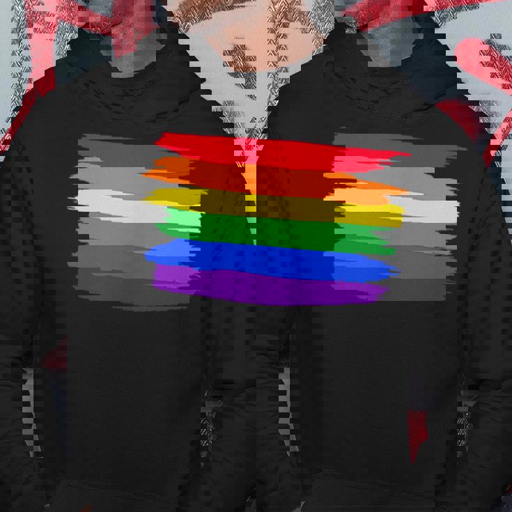 Bandiera Arcobaleno Lgbt Sul Cuore Felpa con cappuccio Regalos divertidos