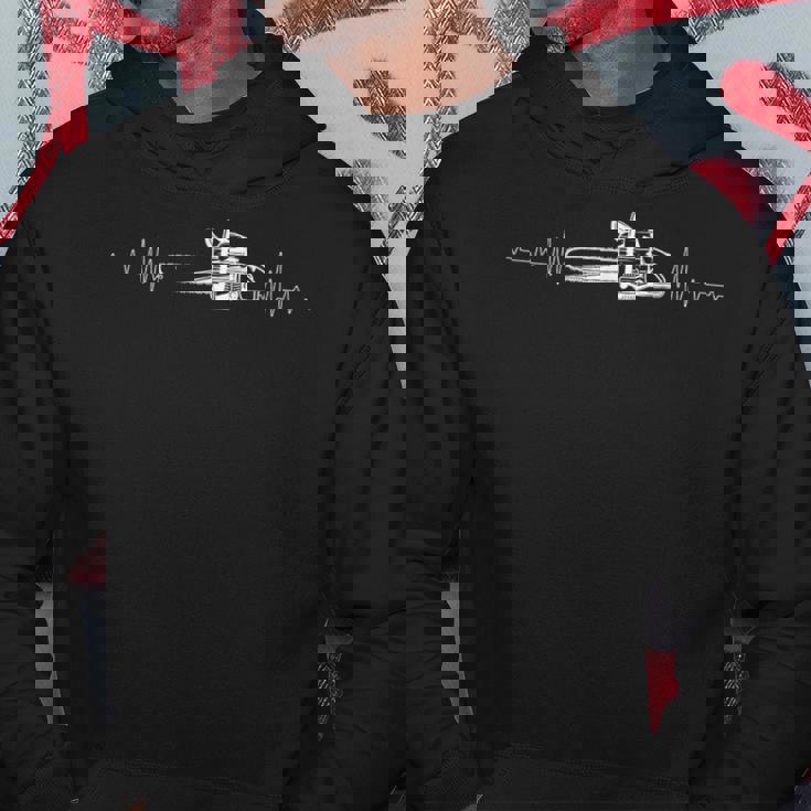 Batticuore Motosega Boscaiolo Forester Lumberjack Felpa con cappuccio Regalos divertidos