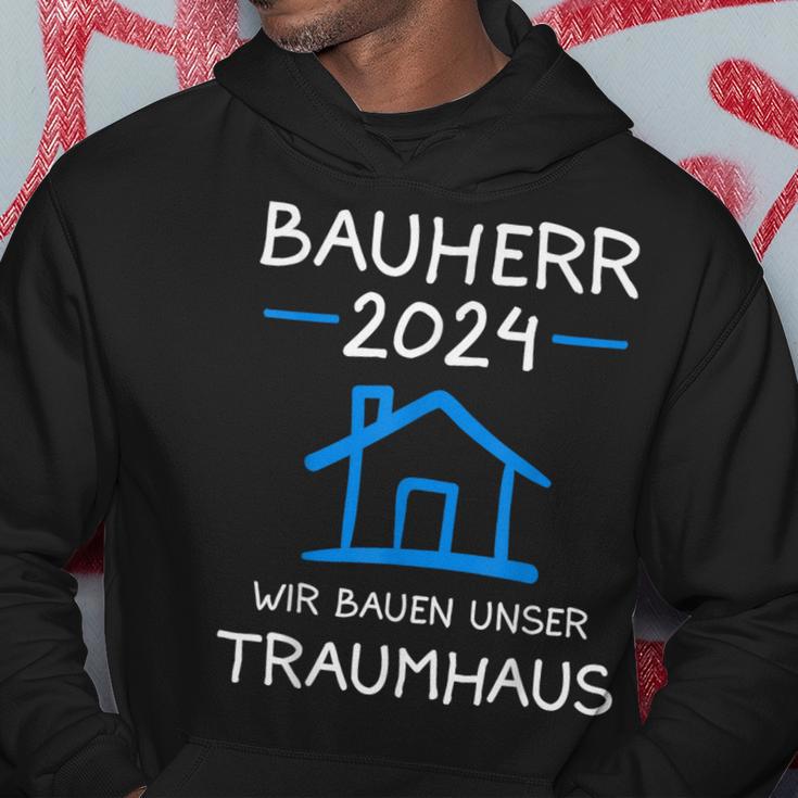 Bauherr 2024 Wir Bauen Unser Traumhaus Bauherr Kapuzenpullover Lustige Geschenke