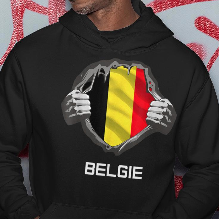 Belgium Belgie Flag Heart Fan Jersey Kapuzenpullover Lustige Geschenke