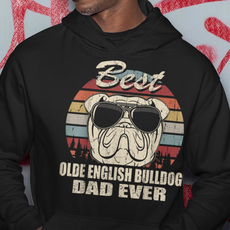 Best Olde English Bulldog Dad Everintage Retro Kapuzenpullover Lustige Geschenke