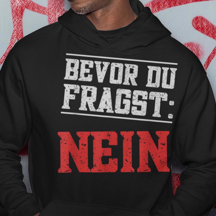 Bevor Du Fragen German Kapuzenpullover Lustige Geschenke