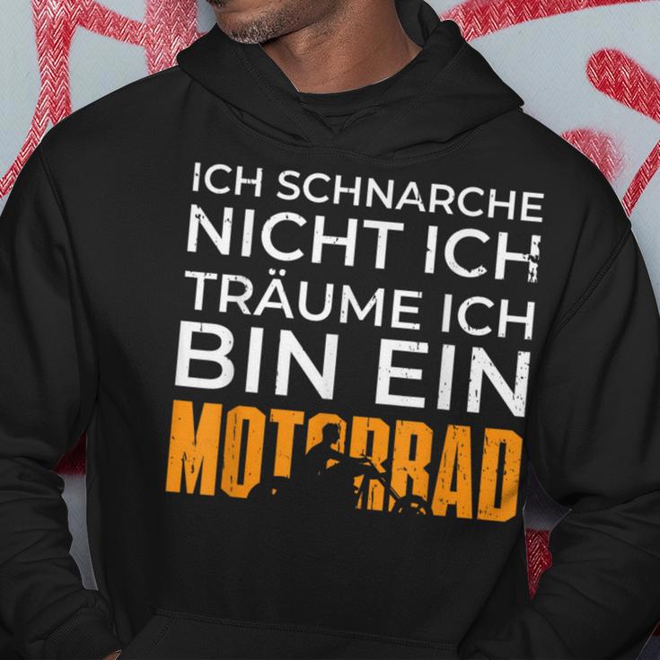 Biker Motorcycle Ich Träume Ich Bin Ein Motorrad Kapuzenpullover Lustige Geschenke