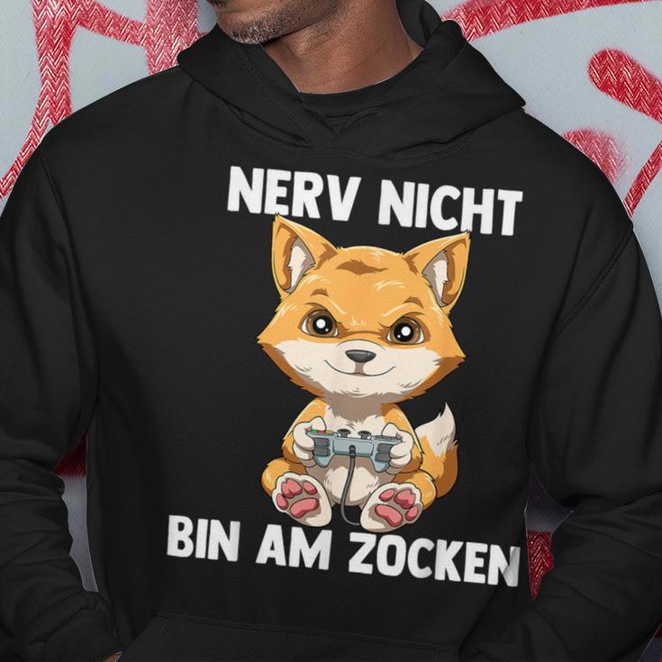 Bin Am Zocken Gaming Fox Kapuzenpullover Lustige Geschenke