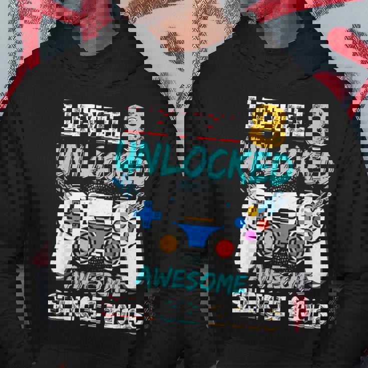 Birthday Boy Level 8Ideogioco Sbloccato 8 ° Compleanno Felpa con cappuccio Regalos divertidos