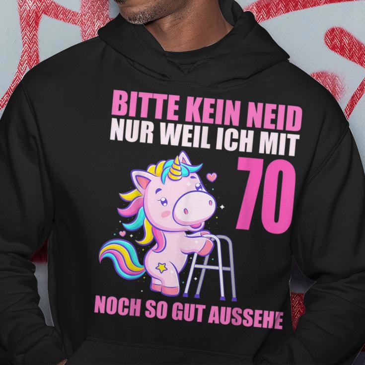 Bitte Keine Enid Gut Aussehe 70 Jahre Einhorn 70Th Birthday Kapuzenpullover Lustige Geschenke