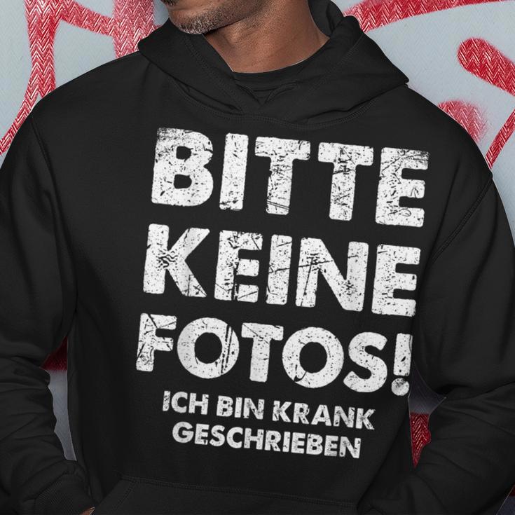 Bitte Keine Fotos Ich Bin Krank Geschrieben Kapuzenpullover Lustige Geschenke