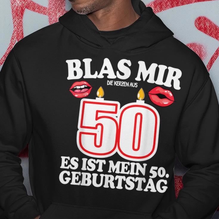 Blas Mir Die Kerzen Aus 50Th Birthday Man Kapuzenpullover Lustige Geschenke