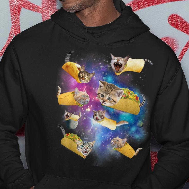 Burrito Pizza And Taco Cat In Space Tacocat Idea Kapuzenpullover Lustige Geschenke