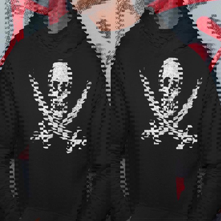 Calico Jack Sword Pirate Flag Jolly Roger Pirata Graphic Felpa con cappuccio Regalos divertidos