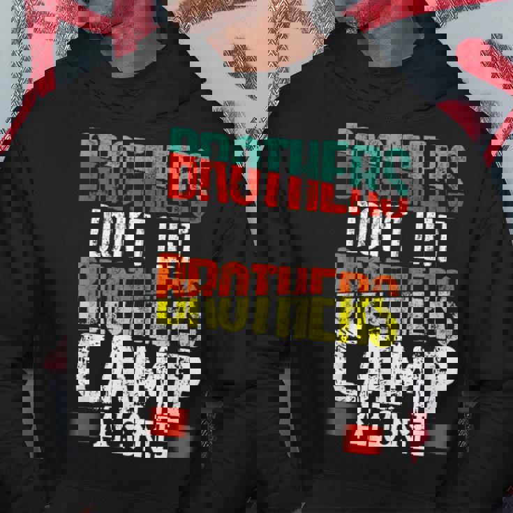 Camper Boys Camping Brothers Don't Let Brothers Camp Alone Hoodie Personalized Gifts