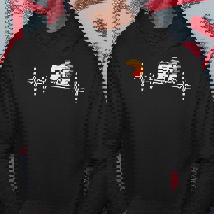 Camping Heartbeat Rv Caravan Motorhome Hoodie Personalized Gifts