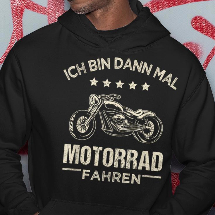 Chopper Ich Bin Dann Mal Motorrad Fahren Kapuzenpullover Lustige Geschenke