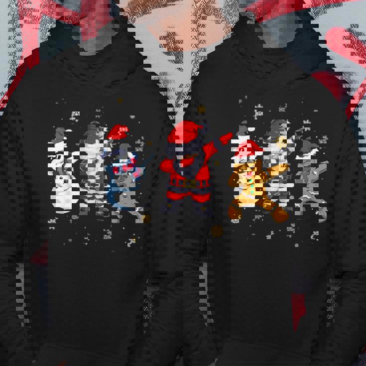 Christmas Dab Dabbing Bonhomme De Neige Du Père Noël Sweat à capuche Cadeaux drôles