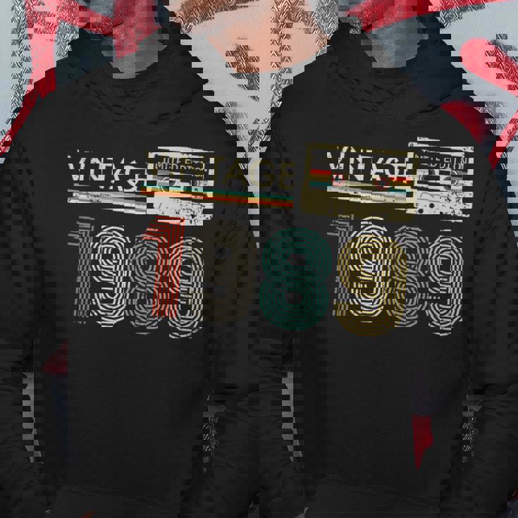 Classic 1989Intage Birthday Cassette Est 1989 Edition Felpa con cappuccio Regalos divertidos
