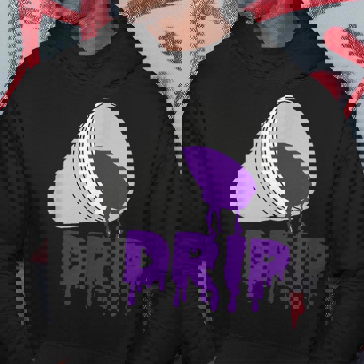 Codeine Dream Drip Purple Hip Hop Rap Social Media Felpa con cappuccio Regalos divertidos