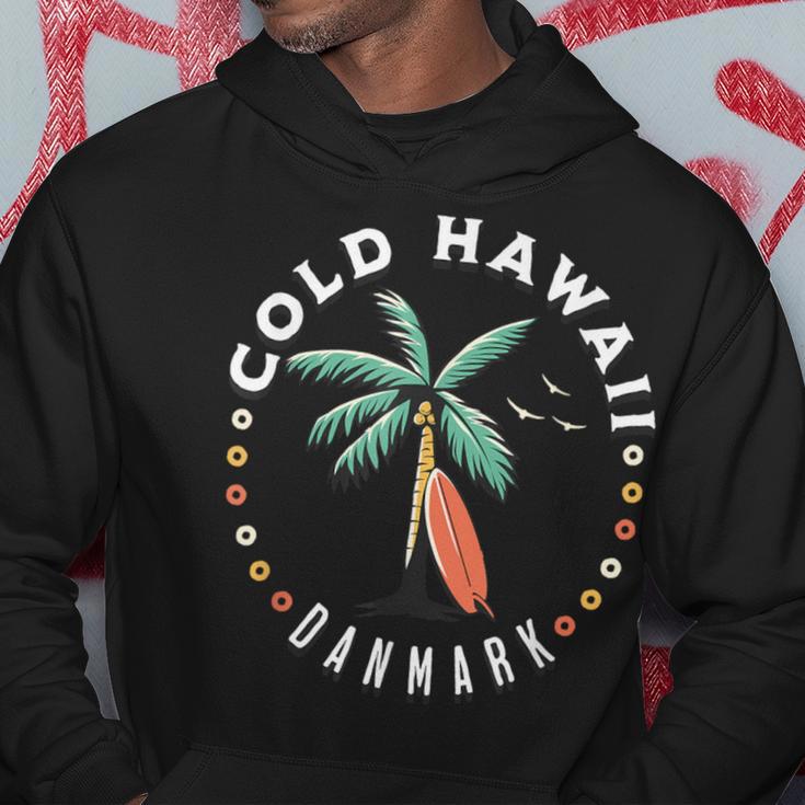 Cold Hawaiian Retro Surfer Denmark Kapuzenpullover Lustige Geschenke