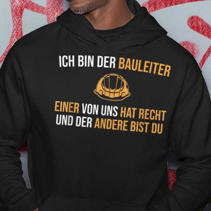 Construction Supervision Construction Site Helmet Construction Management Kapuzenpullover Lustige Geschenke