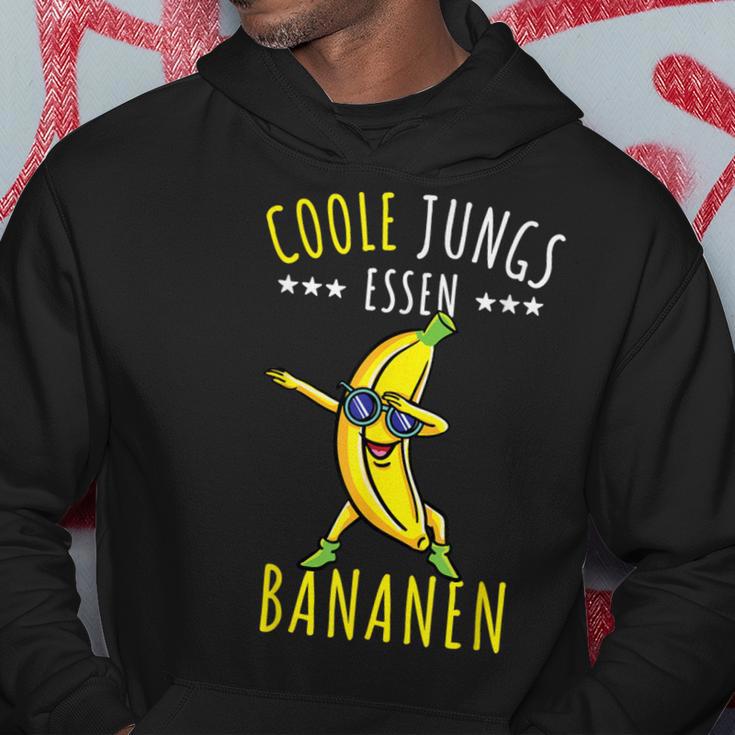 Coole Jungs Essen Bananen Kapuzenpullover Lustige Geschenke