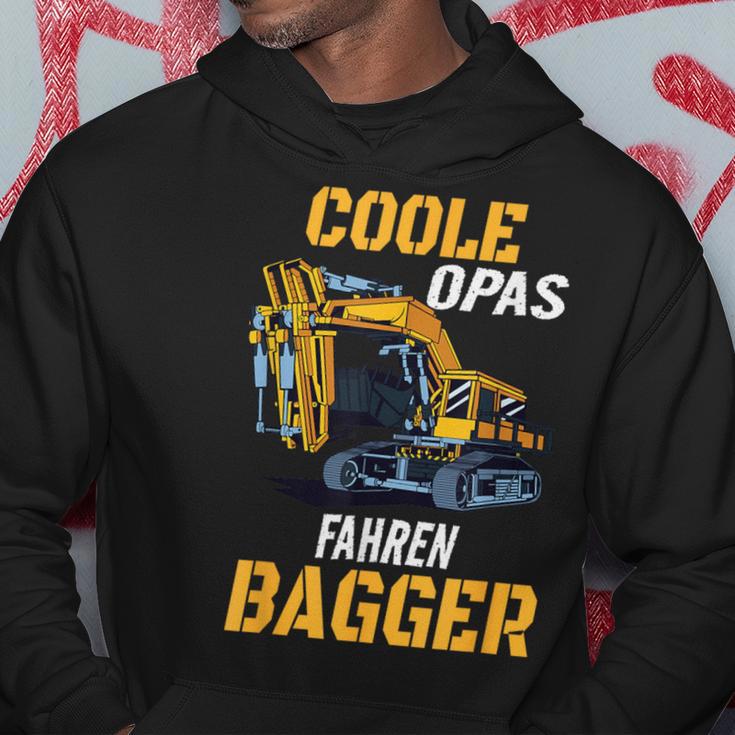 Coole Opas Fahren Bagger Digger Driver Grandpa Kapuzenpullover Lustige Geschenke