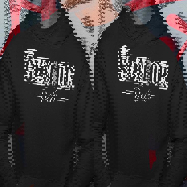Cute Heart Graduate Proud Dad Senior Of 2025 Class Hoodie Funny Gifts