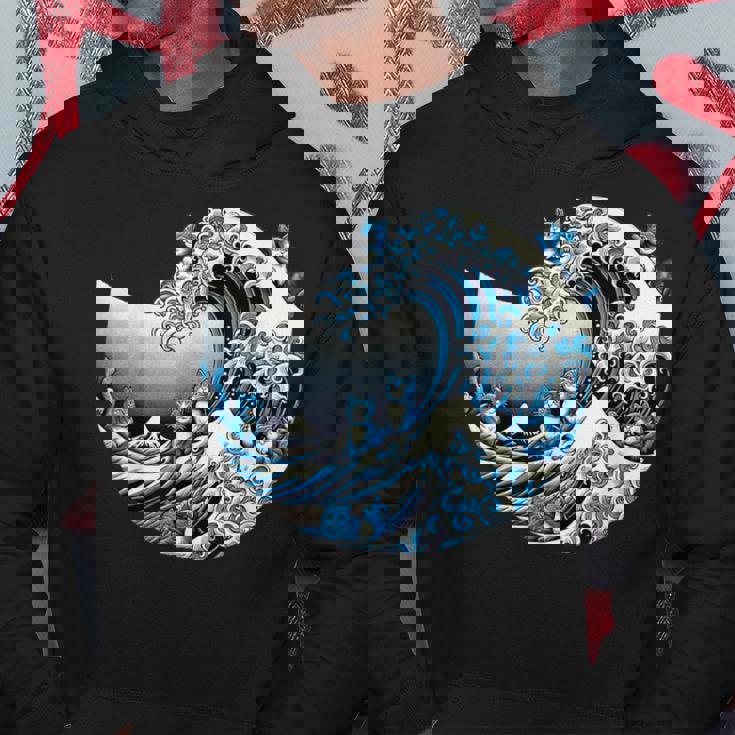 Cute Wave Of Blue Cats Blue Cats Wave Hoodie Unique Gifts