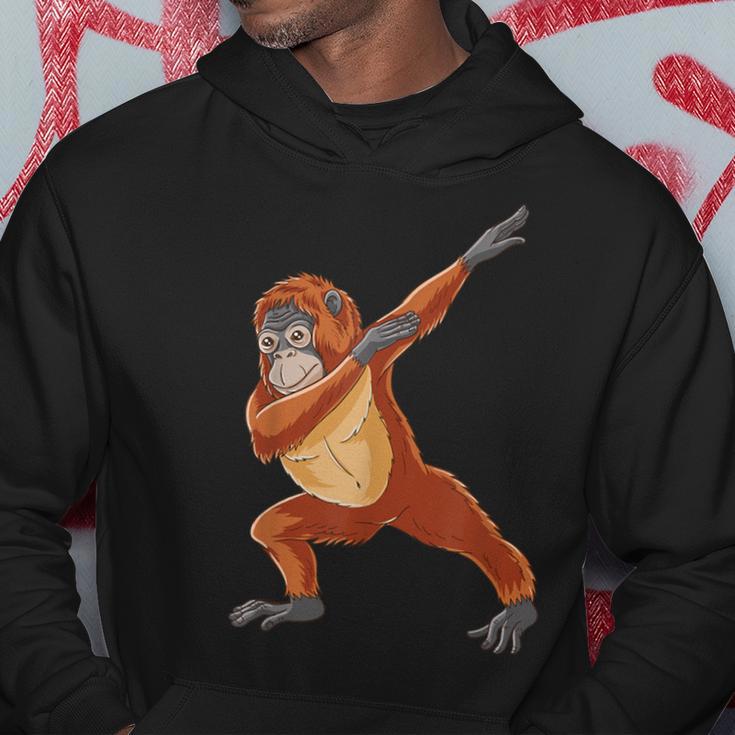 Dabbing Orang Utan Für Affenliebhaber Kapuzenpullover Lustige Geschenke